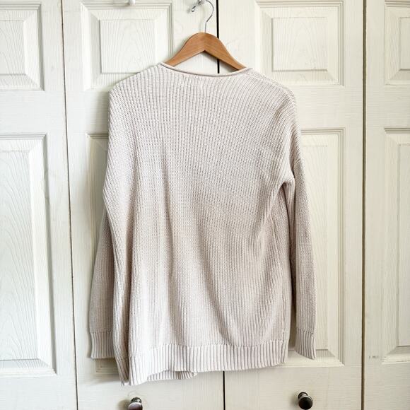 Universal Thread Cardigan womens XS pockets cream neutral fall lounge - Picture 6 of 6